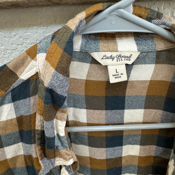 Lucky Brand Women's Flannel Button Down Shirt - Picture 2 of 6